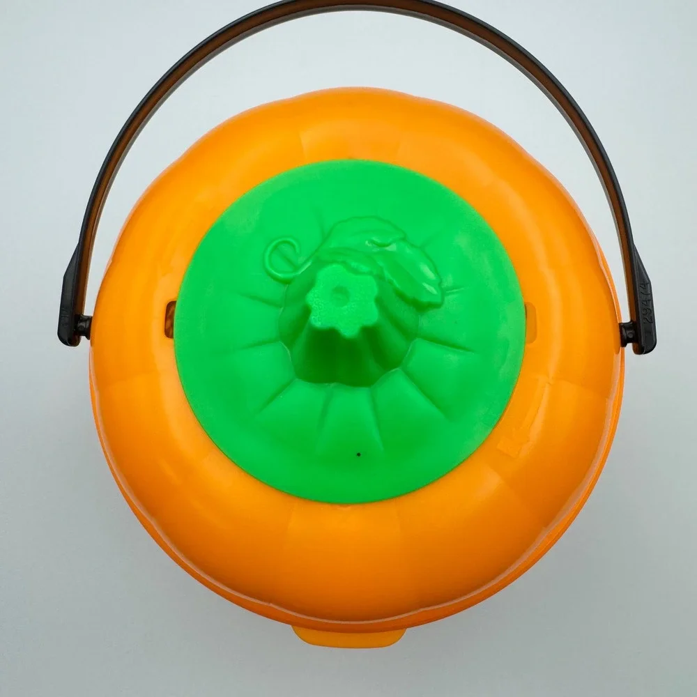 Vintage 1993 McDonald's Halloween‎ Pail Pumpkin Bucket Candy Treat Decoration